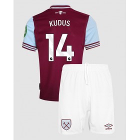 West Ham United Mohammed Kudus #14 Heimtrikot 2024-25 Kurzarm (+ kurze hosen)